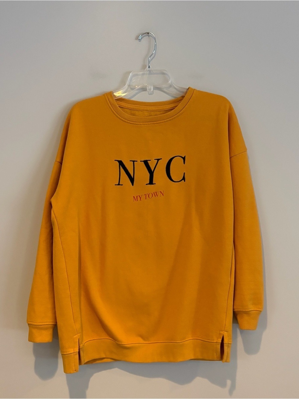 Pull & Bear NYC My Town Crewneck Sweatshirt Size M